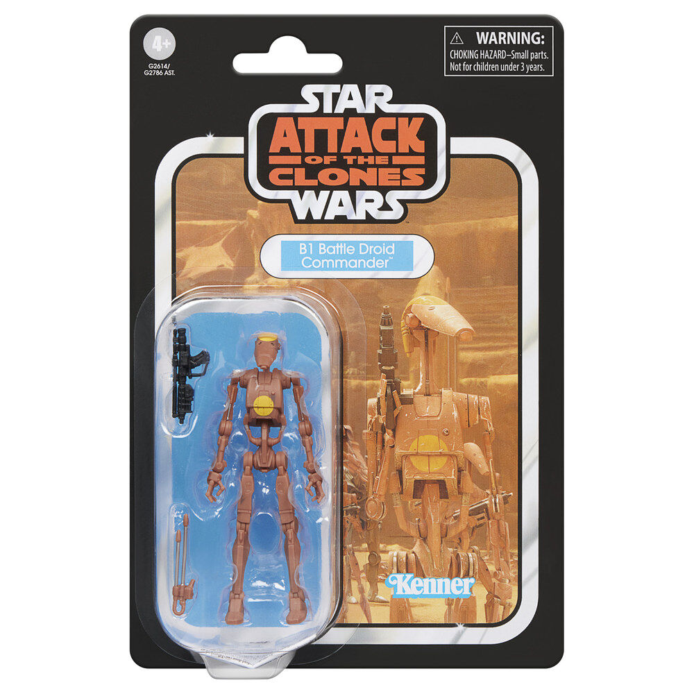 Star Wars Episode II Vintage Collection Figura B1 Battle Droid Commander 10 cm