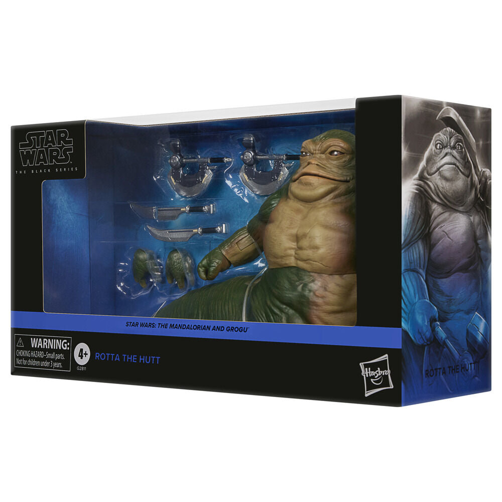 Star Wars: The Mandalorian and Grogu Black Series Figura Rotta the Hutt 17 cm
