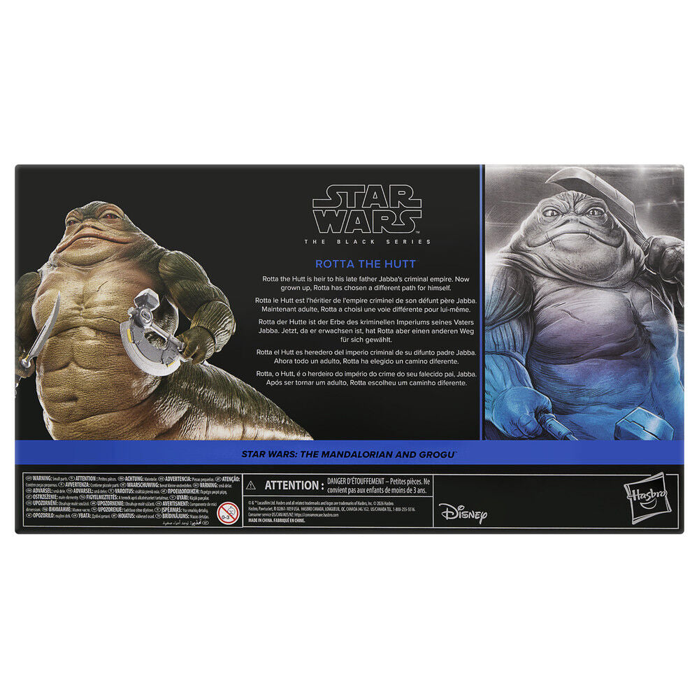 Star Wars: The Mandalorian and Grogu Black Series Figura Rotta the Hutt 17 cm