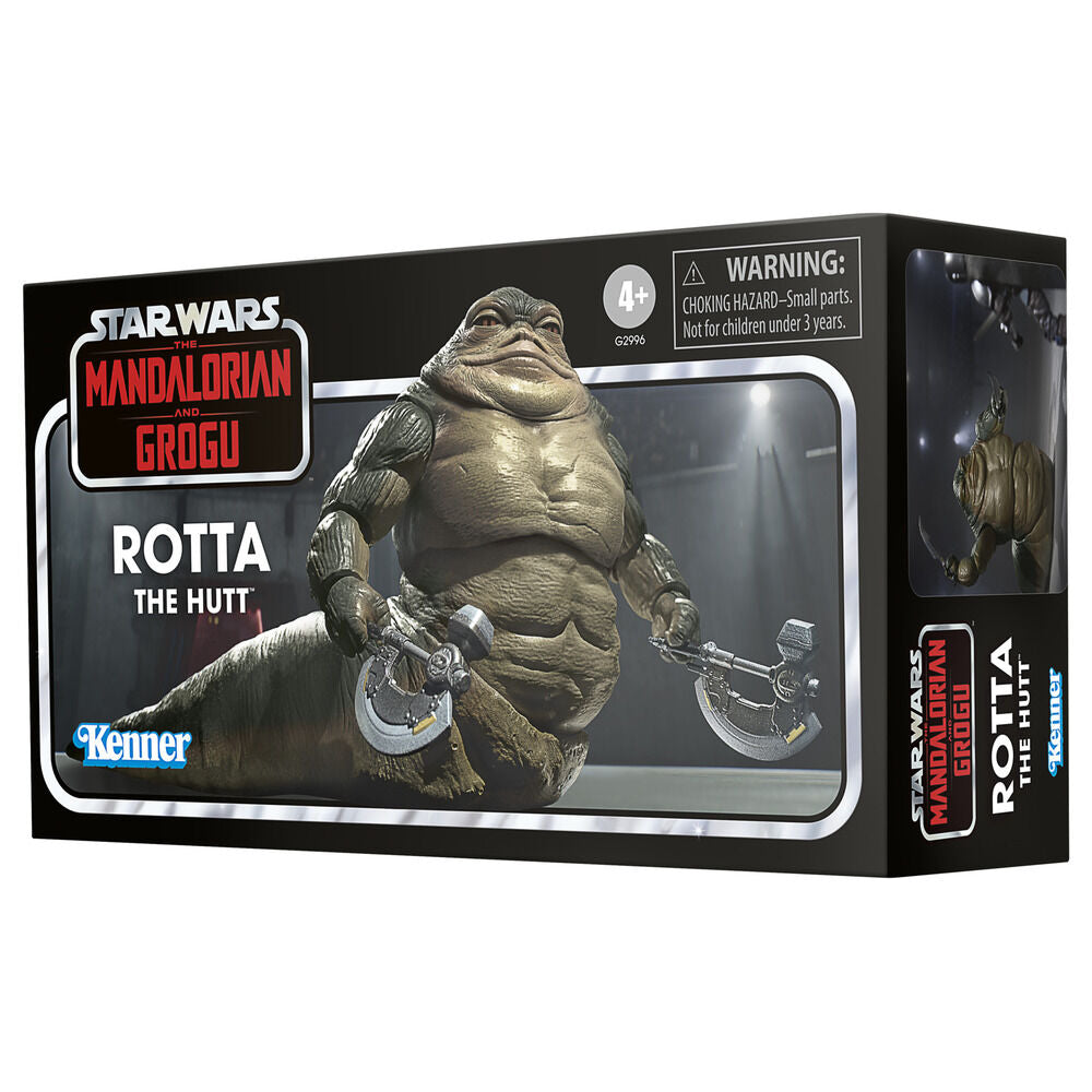 Star Wars: The Mandalorian and Grogu Vintage Collection Figura Rotta the Hutt 10 cm