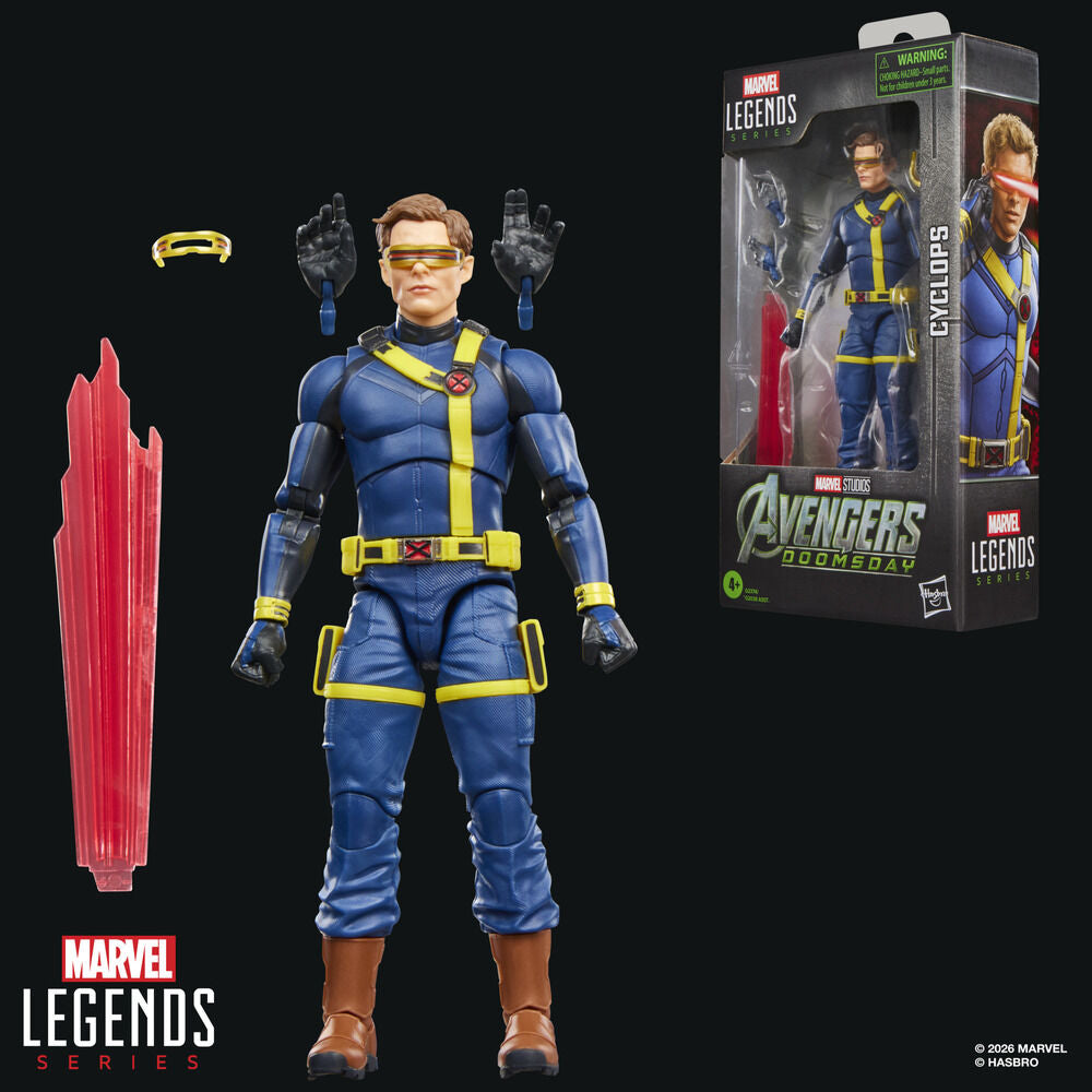 Avengers: Doomsday Marvel Legends Figura Cyclops 15 cm