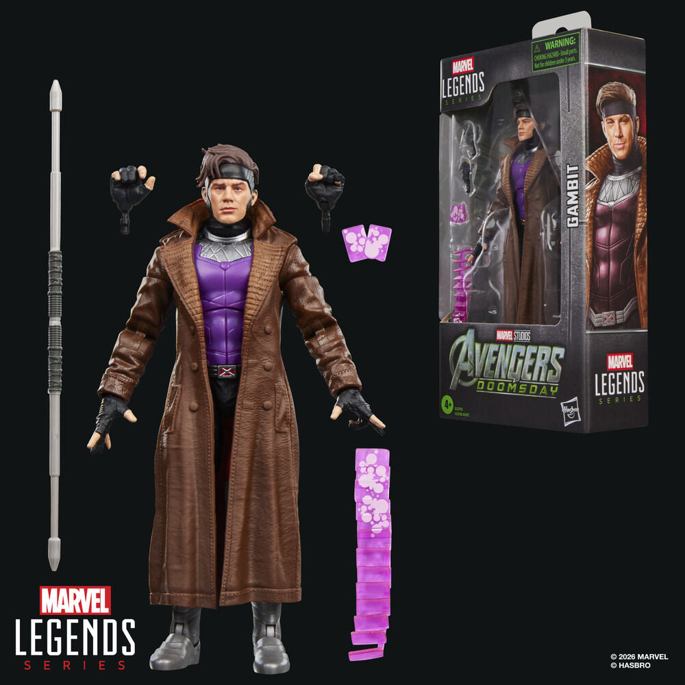 Avengers: Doomsday Marvel Legends Figura Gambit 15 cm