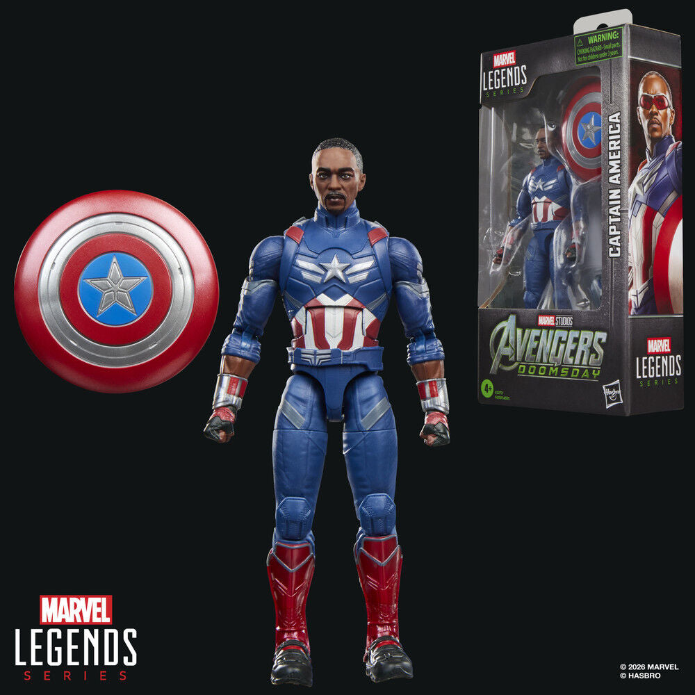 Avengers: Doomsday Marvel Legends Figura Captain America 15 cm