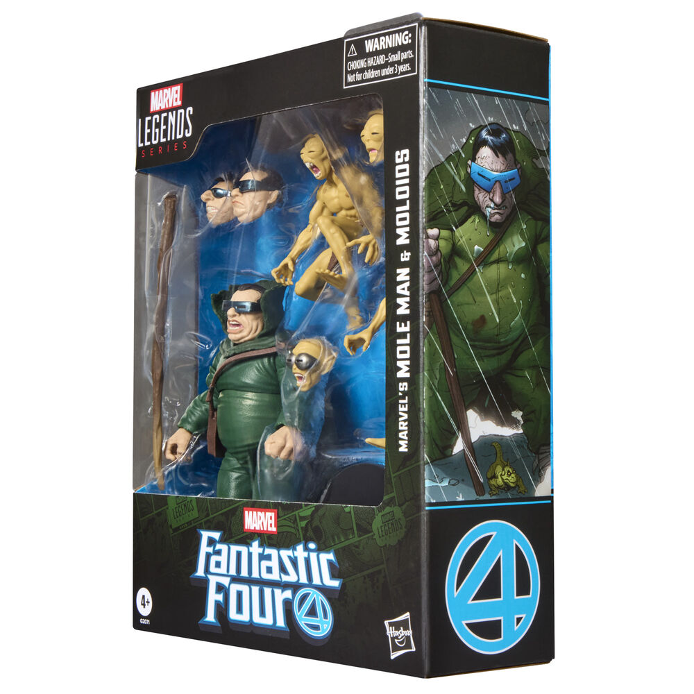 Fantastic Four Marvel Legends Pack de 3 Figuras Marvel's Mole Man & Moloids 15 cm