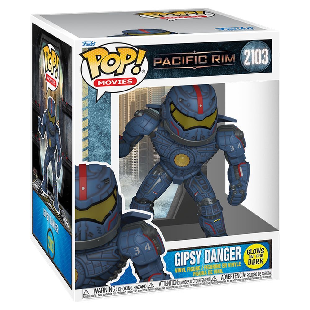 Pacific Rim Super Sized POP! Vinyl Figura Gipsy Danger (Glow) 15 cm