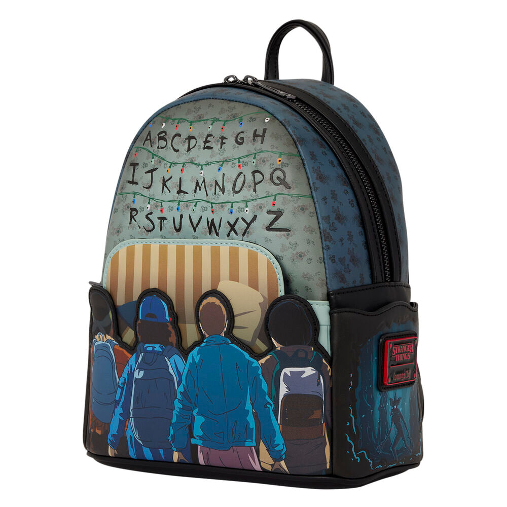 Mochila 10th Anniversary Stranger Things Loungefly 26cm