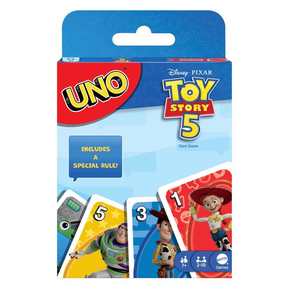 Juego cartas UNO Toy Story 5 Disney Pixar Frikytopia