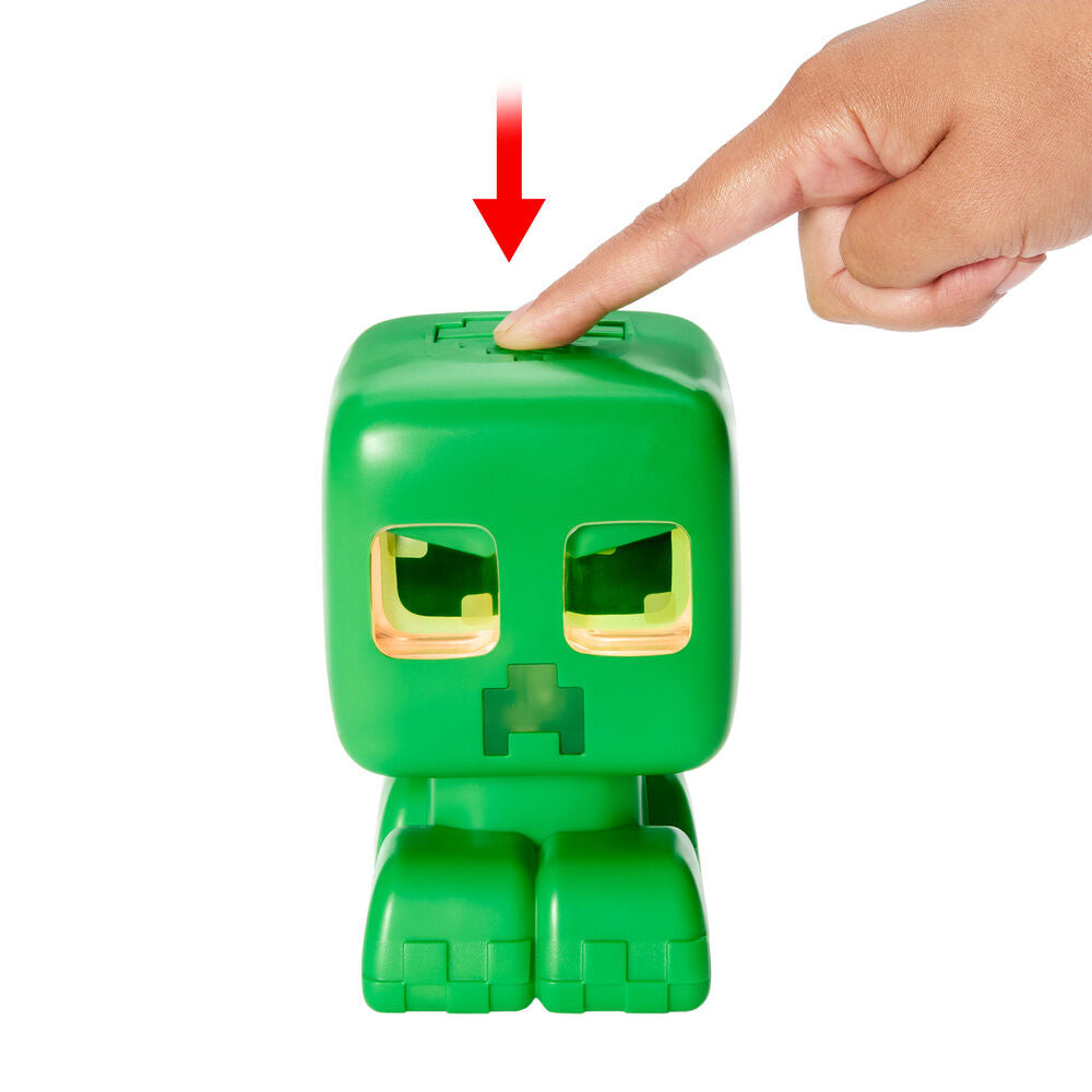 Minecraft Figura interactiva My Pet Creeper 14 cm