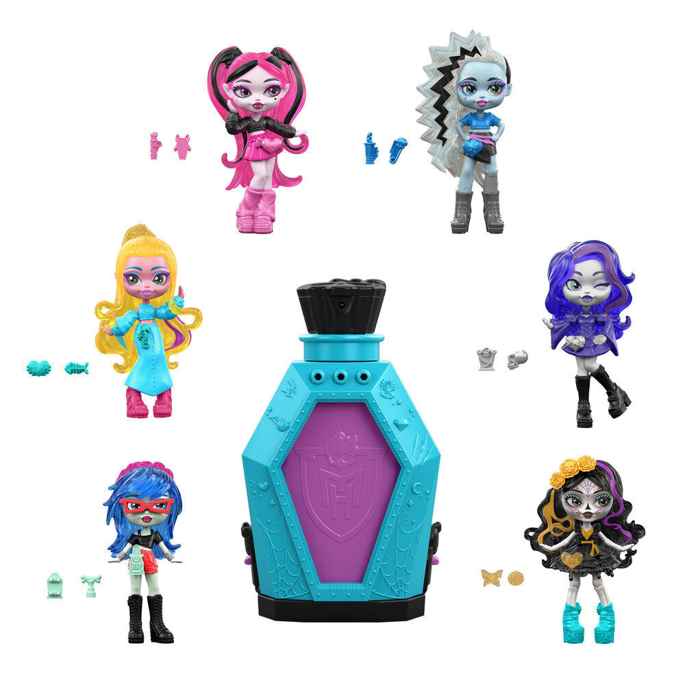 Monster High Little Frights Blind Box Muñeca 7 cm