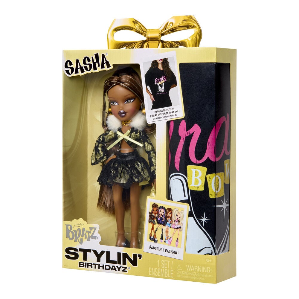 Muñeca Sasha + Camiseta Birthday Stylin Bratz