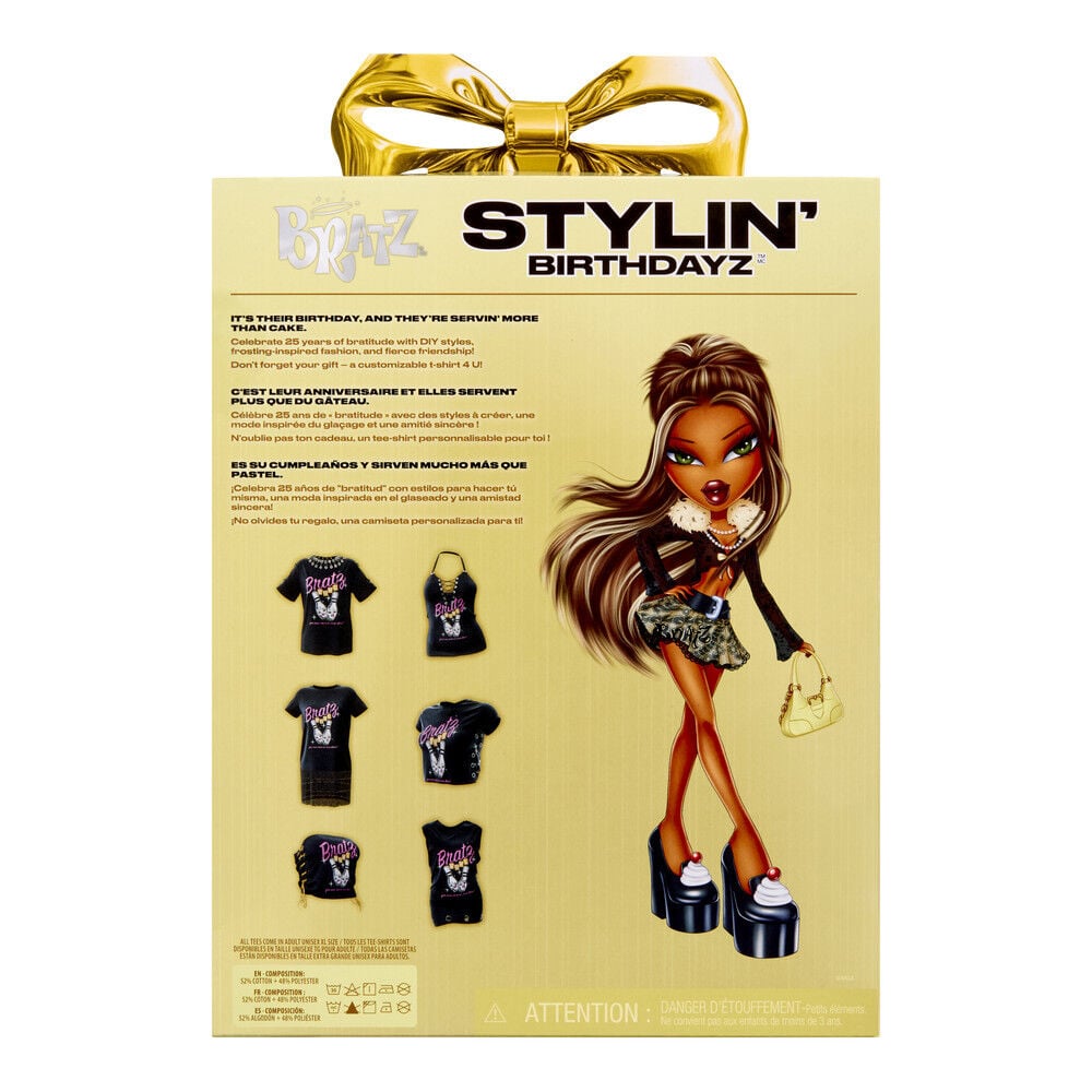 Muñeca Sasha + Camiseta Birthday Stylin Bratz