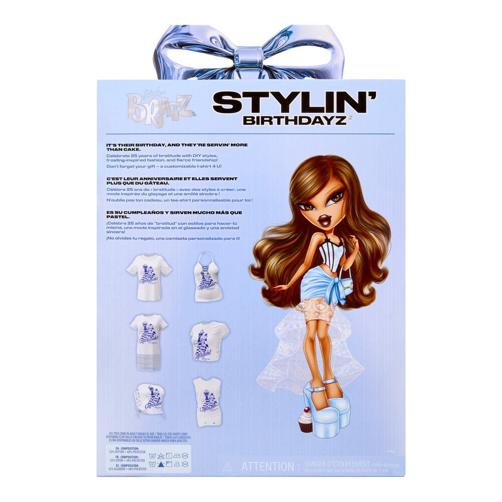 Muñeca Yasmin + Camiseta Birthday Stylin Bratz