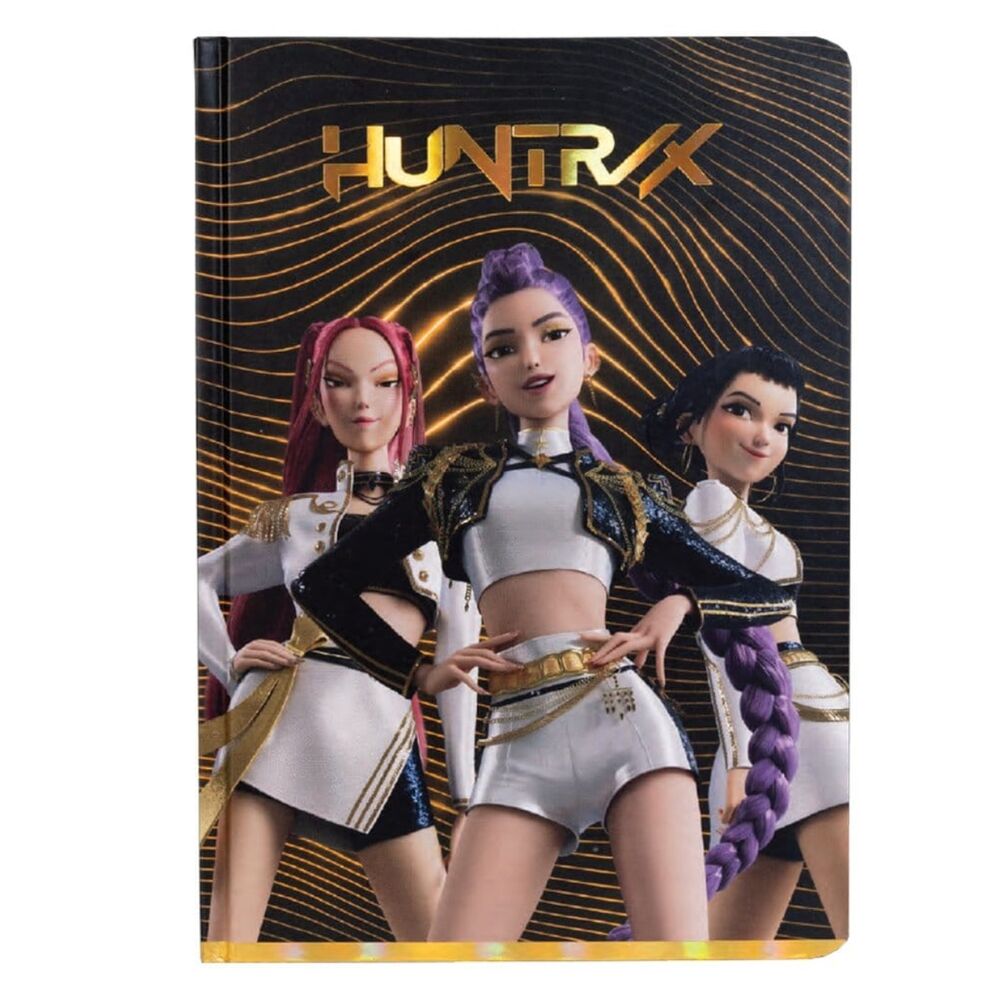 KPop Demon Hunters Bloc de notas Golden