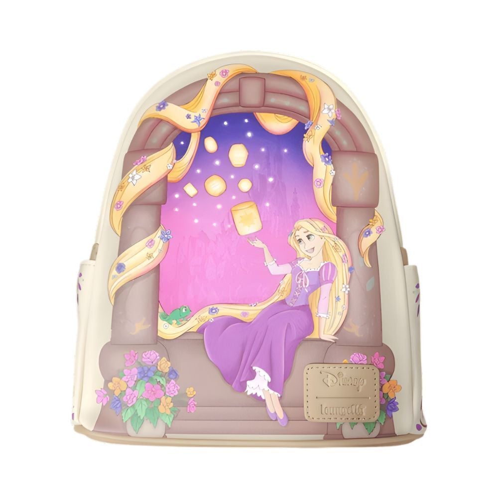 Mochila With Lanterns Scene Tangled Rapunzel Disney Loungefly 26cm Frikytopia