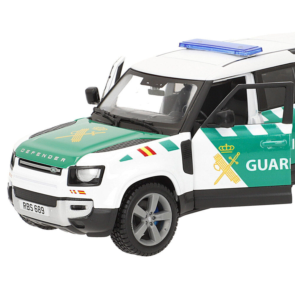 Coche Guardia Civil Land Rover Defender metal