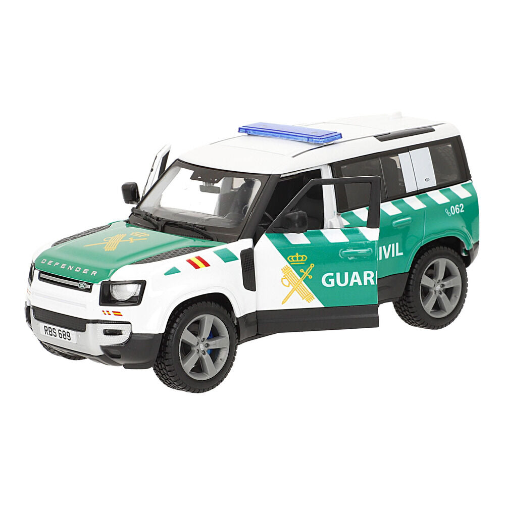 Coche Guardia Civil Land Rover Defender metal