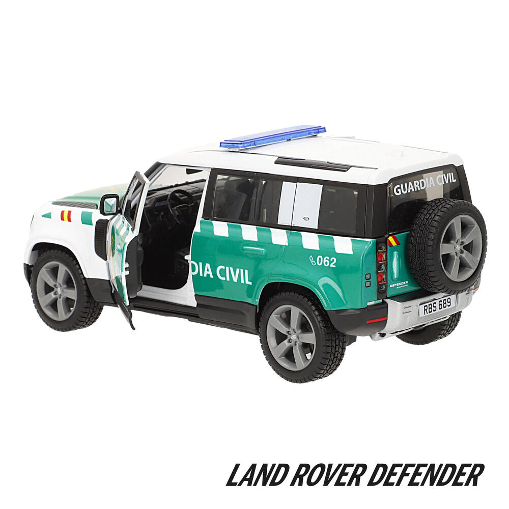Coche Guardia Civil Land Rover Defender metal