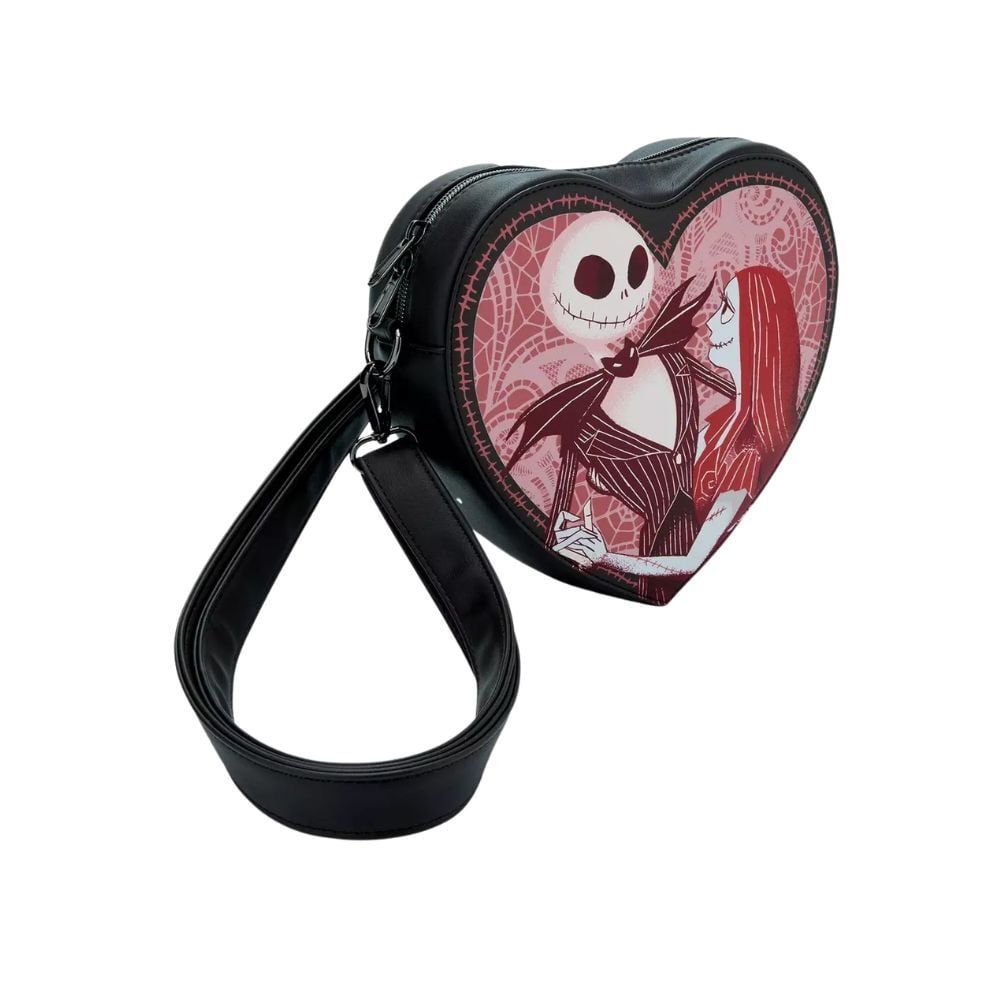 Bolso Bandolera Jack And Sally Heart Pesadilla Antes De Navidad Disney Loungefly