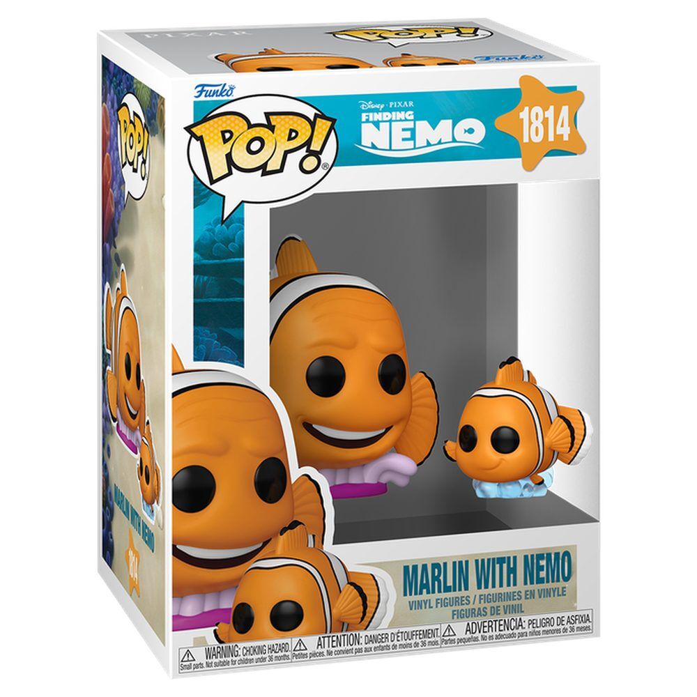 Buscando a Nemo POP! & Buddy Vinyl Figura Marlon w/Nemo 9 cm