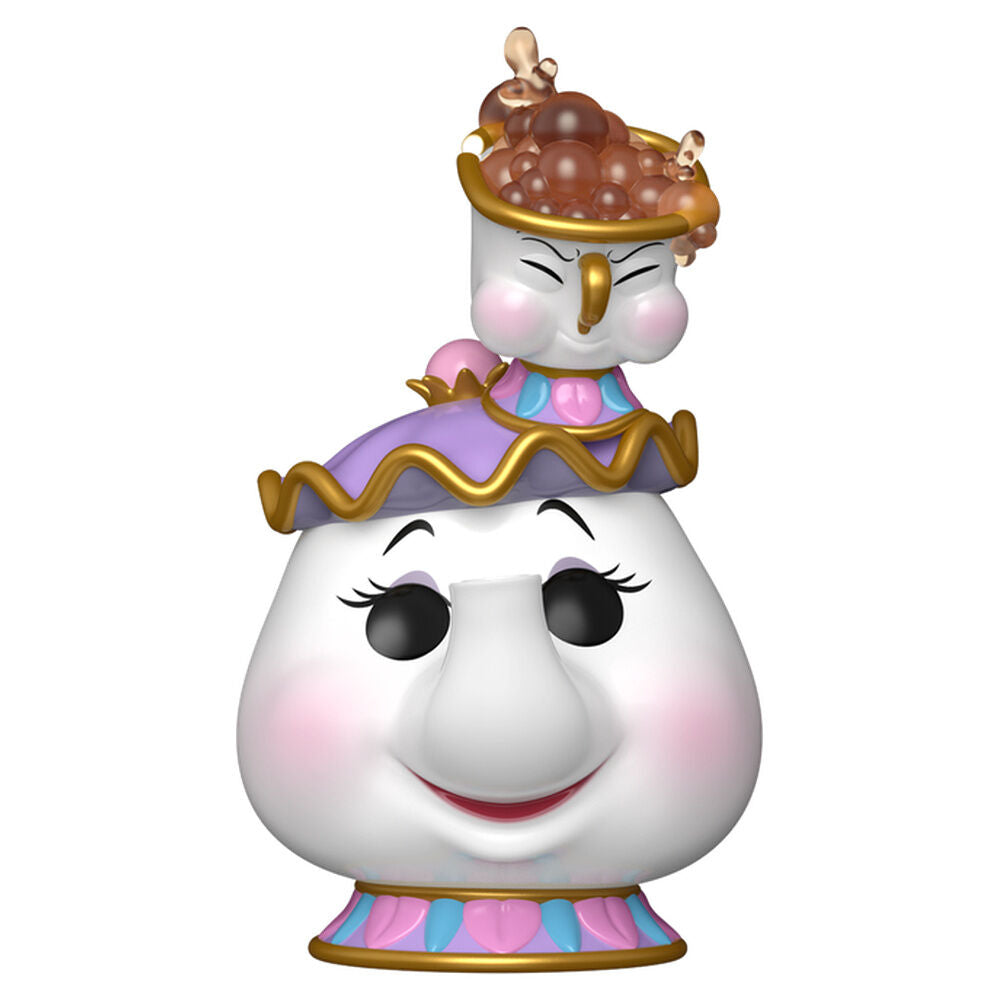 La bella y la bestia Figura POP! Disney Vinyl Mrs. Potts w/Chip 9 cm