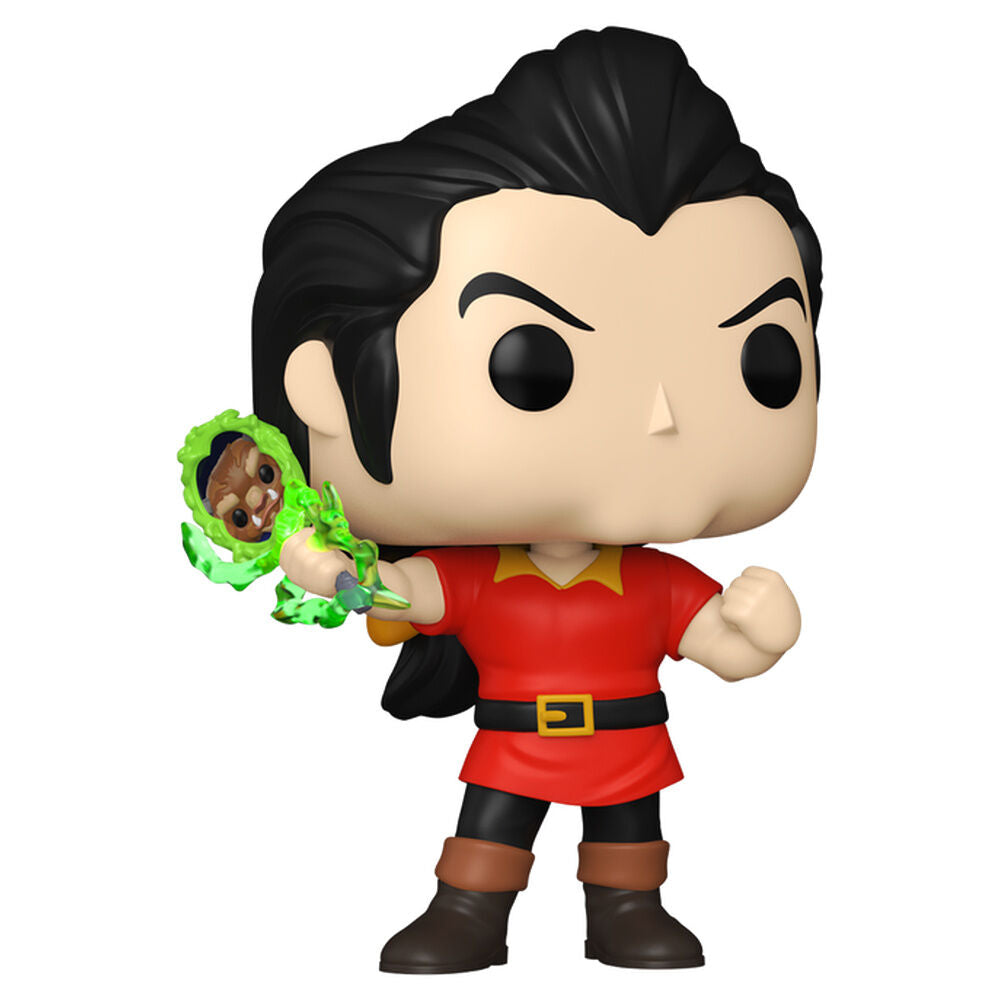 La bella y la bestia Figura POP! Disney Vinyl Gaston w/Mirror 9 cm