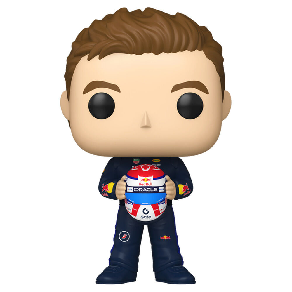 Fórmula 1 Figura POP! Racing Vinyl Verstappen (Holding Helmet) 9 cm