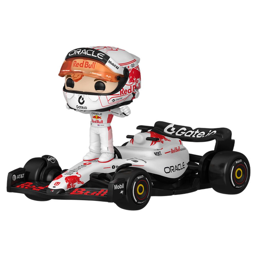 Fórmula 1 POP! Rides Super Deluxe Vinyl Figura Verstappen (White) 15 cm