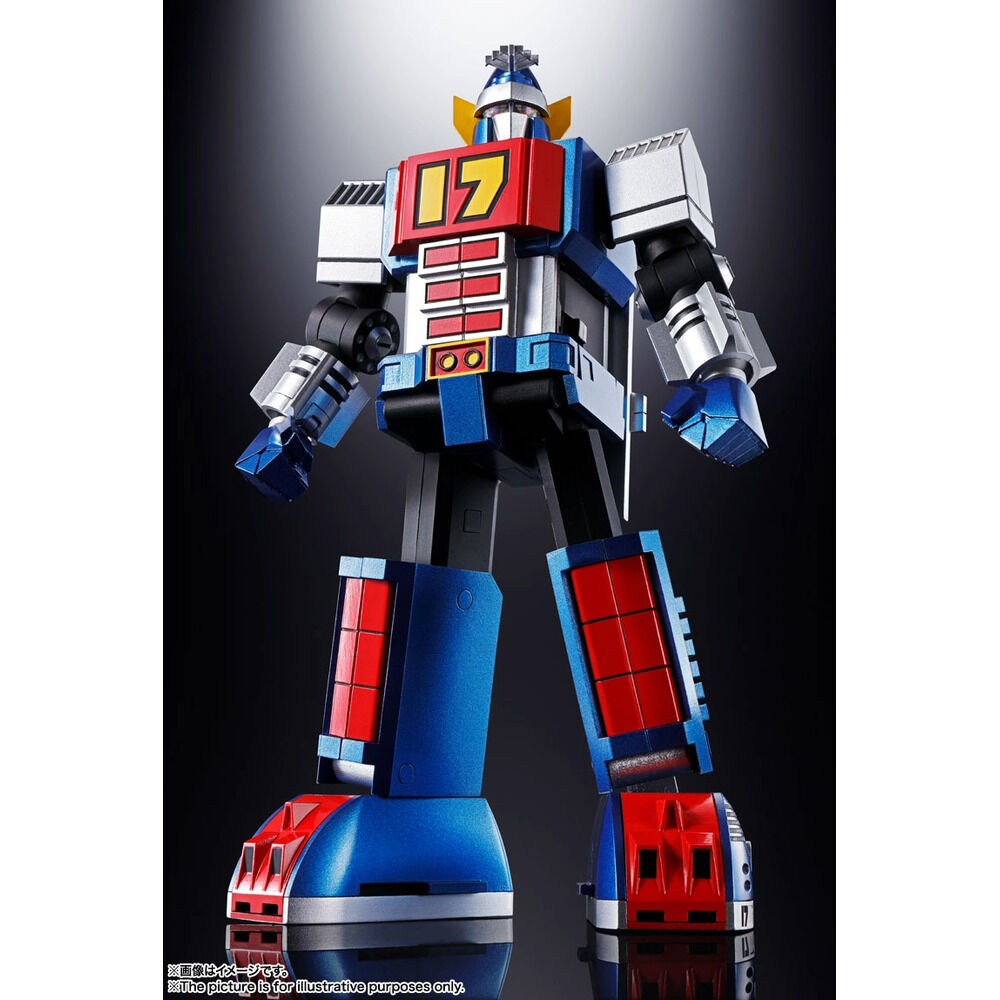 Daitetsujin 17 Figura Diecast Soul of Chogokin GX-101S Daitetsujin 17 & 18 Graviton Box 18 cm