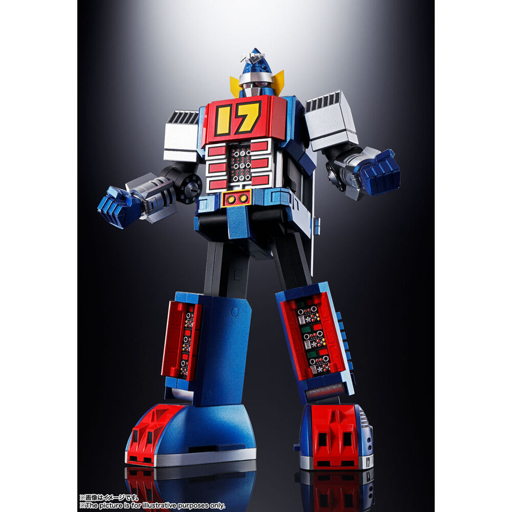 Daitetsujin 17 Figura Diecast Soul of Chogokin GX-101S Daitetsujin 17 & 18 Graviton Box 18 cm