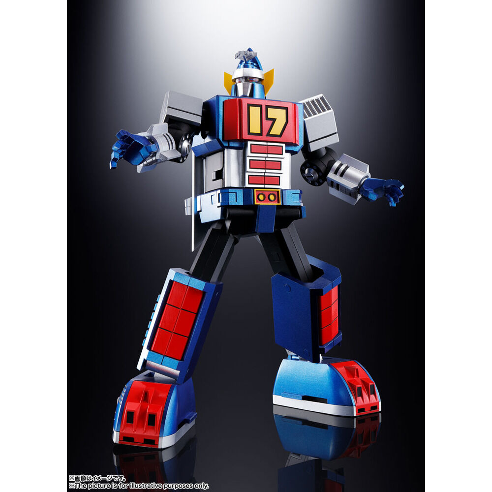 Daitetsujin 17 Figura Diecast Soul of Chogokin GX-101S Daitetsujin 17 & 18 Graviton Box 18 cm