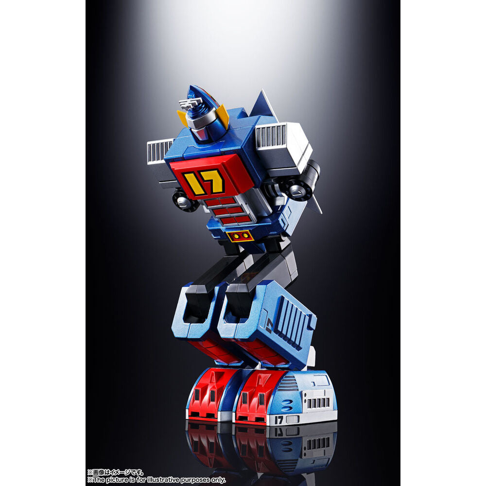Daitetsujin 17 Figura Diecast Soul of Chogokin GX-101S Daitetsujin 17 & 18 Graviton Box 18 cm
