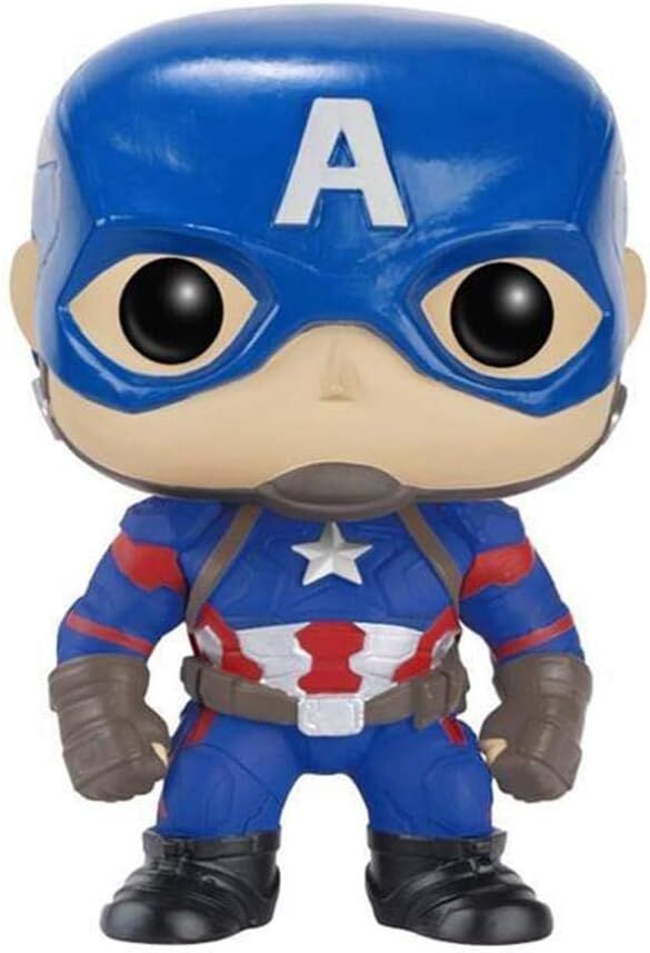 Captain America Civil War POP! Vinyl Cabezon Captain America 10 cm