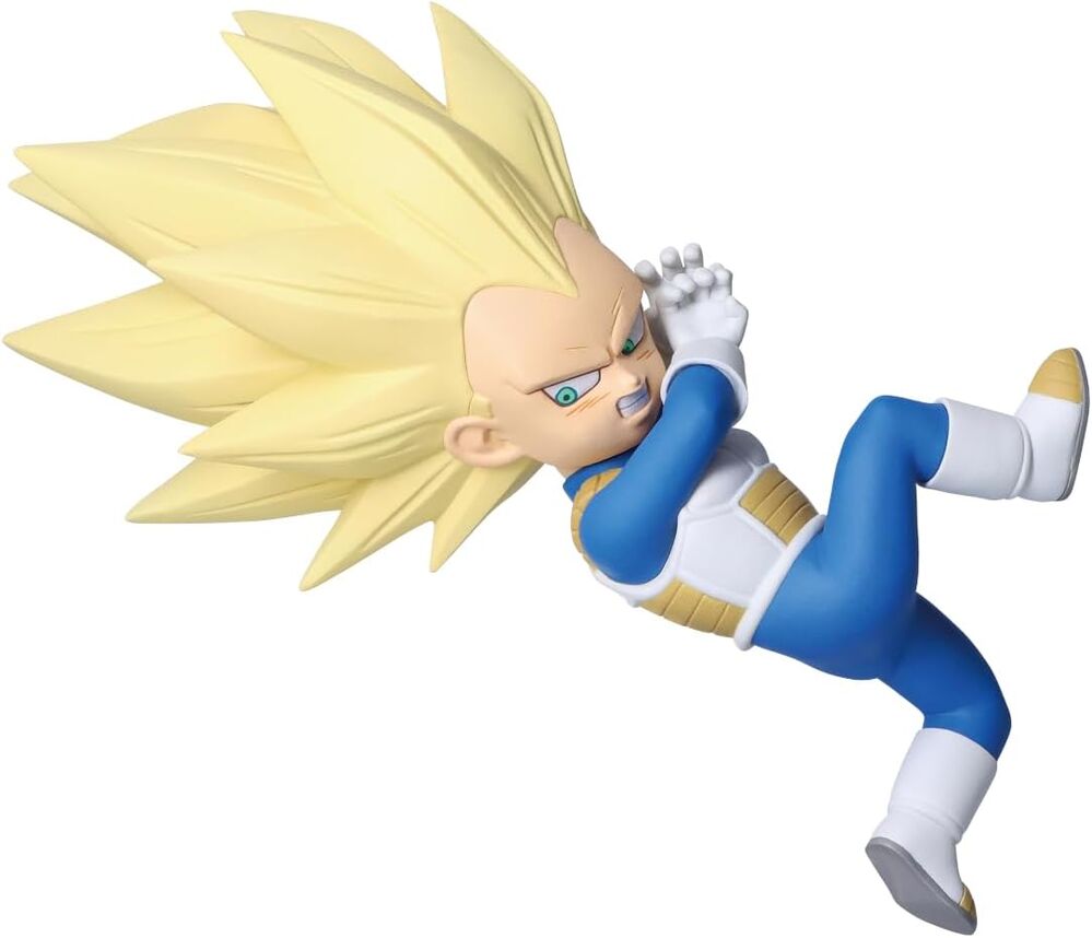 Figura Banpresto Dragon Ball Daima Super Saiyan 3 Vegeta Mini con Panel 13 cm