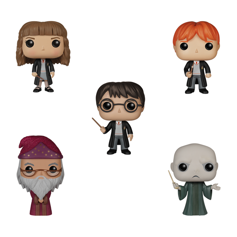 Blister 5 figuras POP Harry Potter