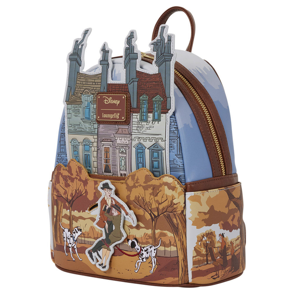 Mochila Roger & Anita 101 Dálmatas Disney Loungefly 26cm