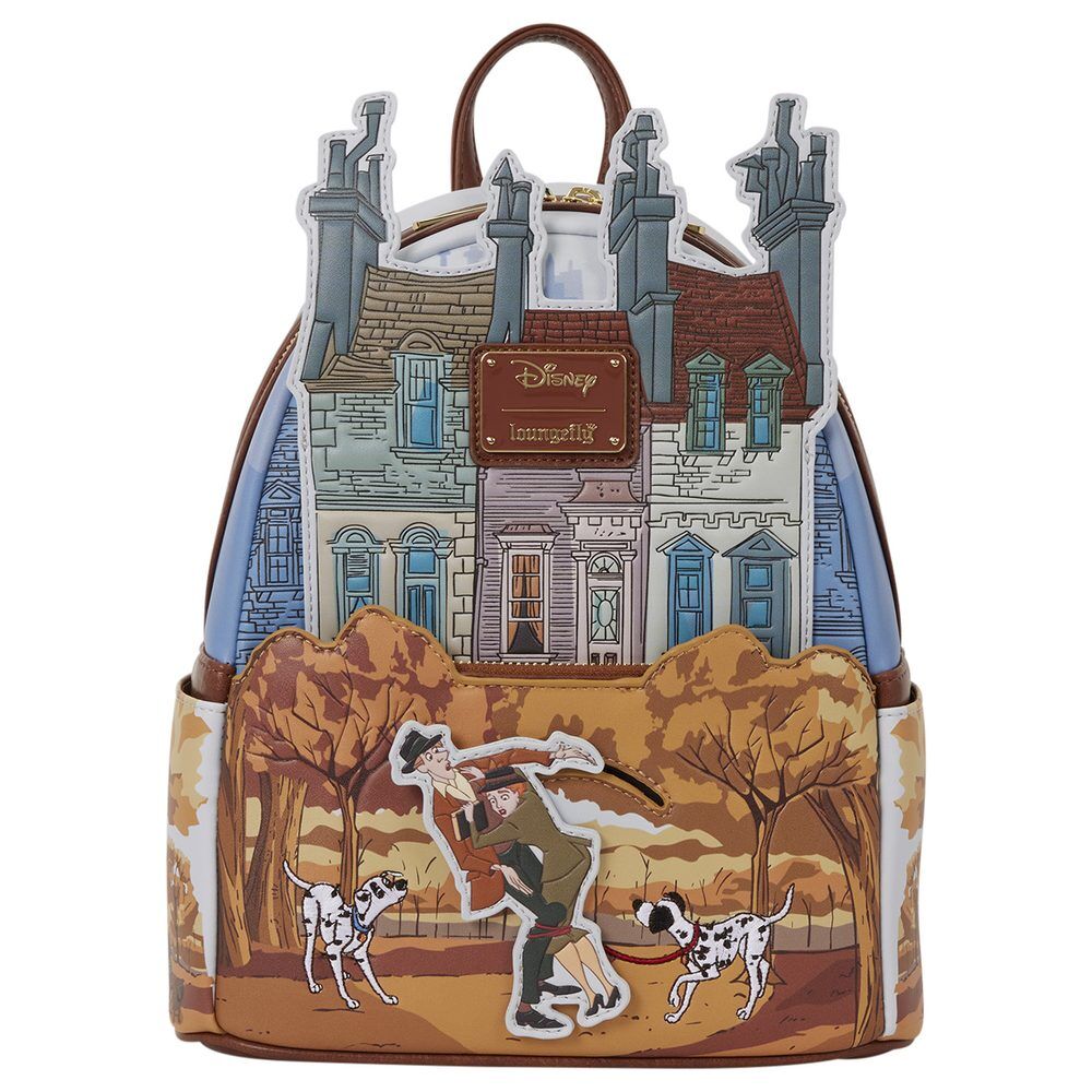 Mochila Roger & Anita 101 Dálmatas Disney Loungefly 26cm