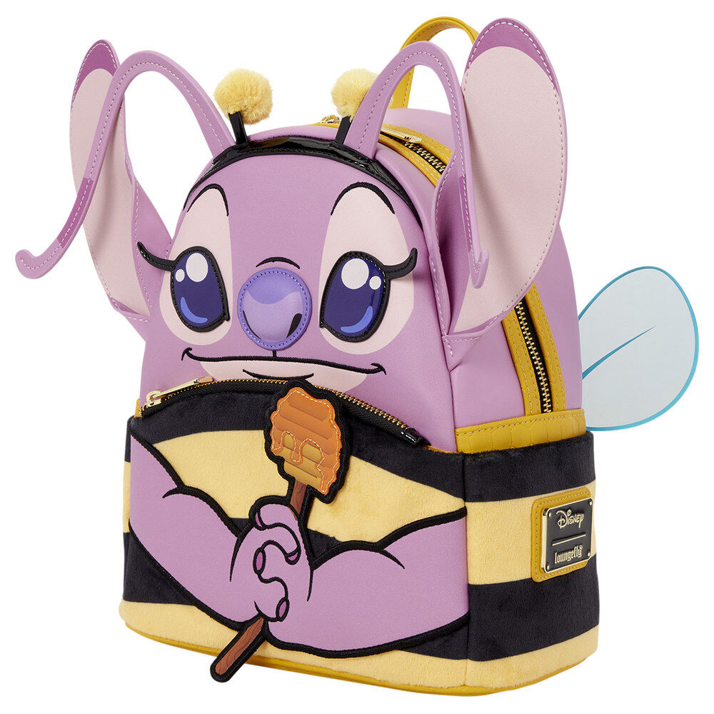 Mochila Angel Abejorro Stitch Disney Loungefly 26cm