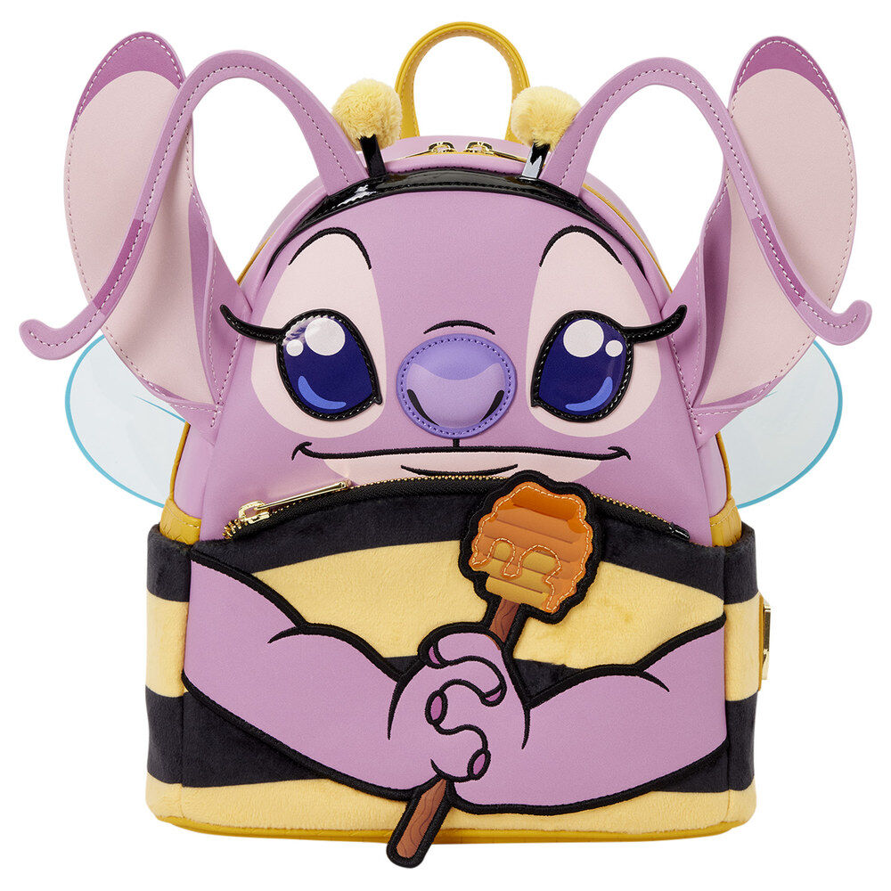 Mochila Angel Zangão Stitch Disney Loungefly 26cm Frikytopia