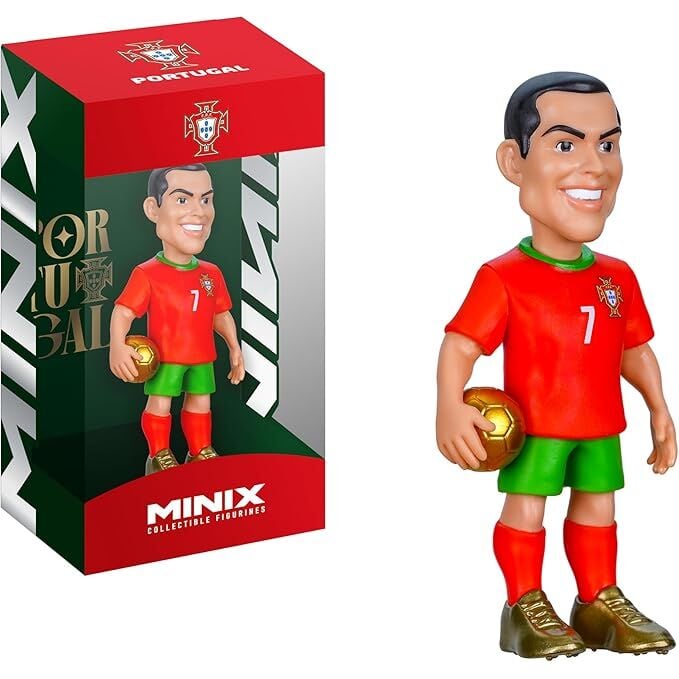 Figura Minix Portugal World Cup Cristiano 12cm Frikytopia