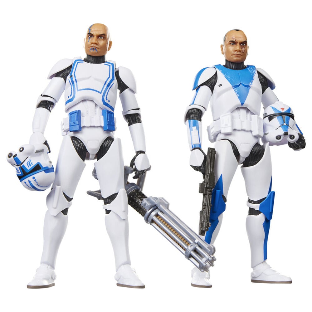 Blister 2 figuras Clone Trooper Dogma & Clone Trooper Hardcase Star Wars 15cm