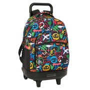 Trolley Compact Extraible Colors Graffiti 42cm