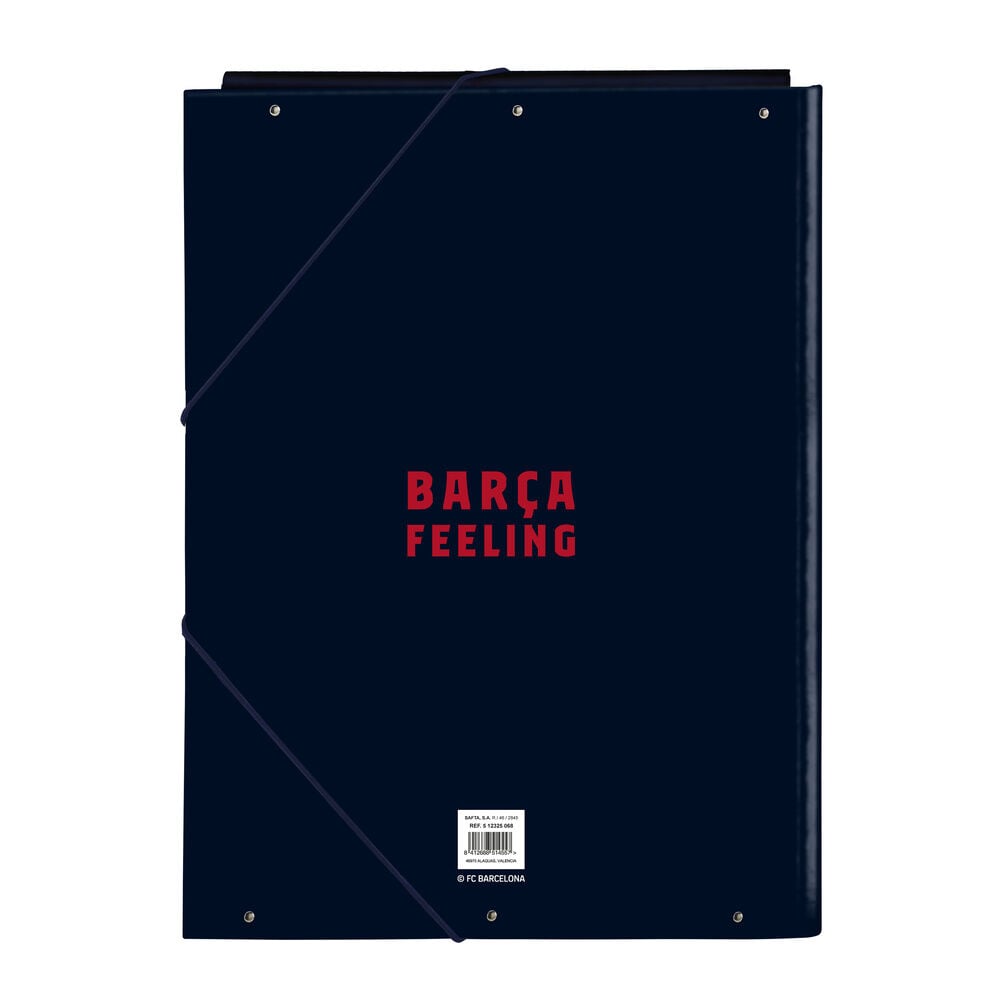 Carpeta folio 3 solapas F.C.Barcelona