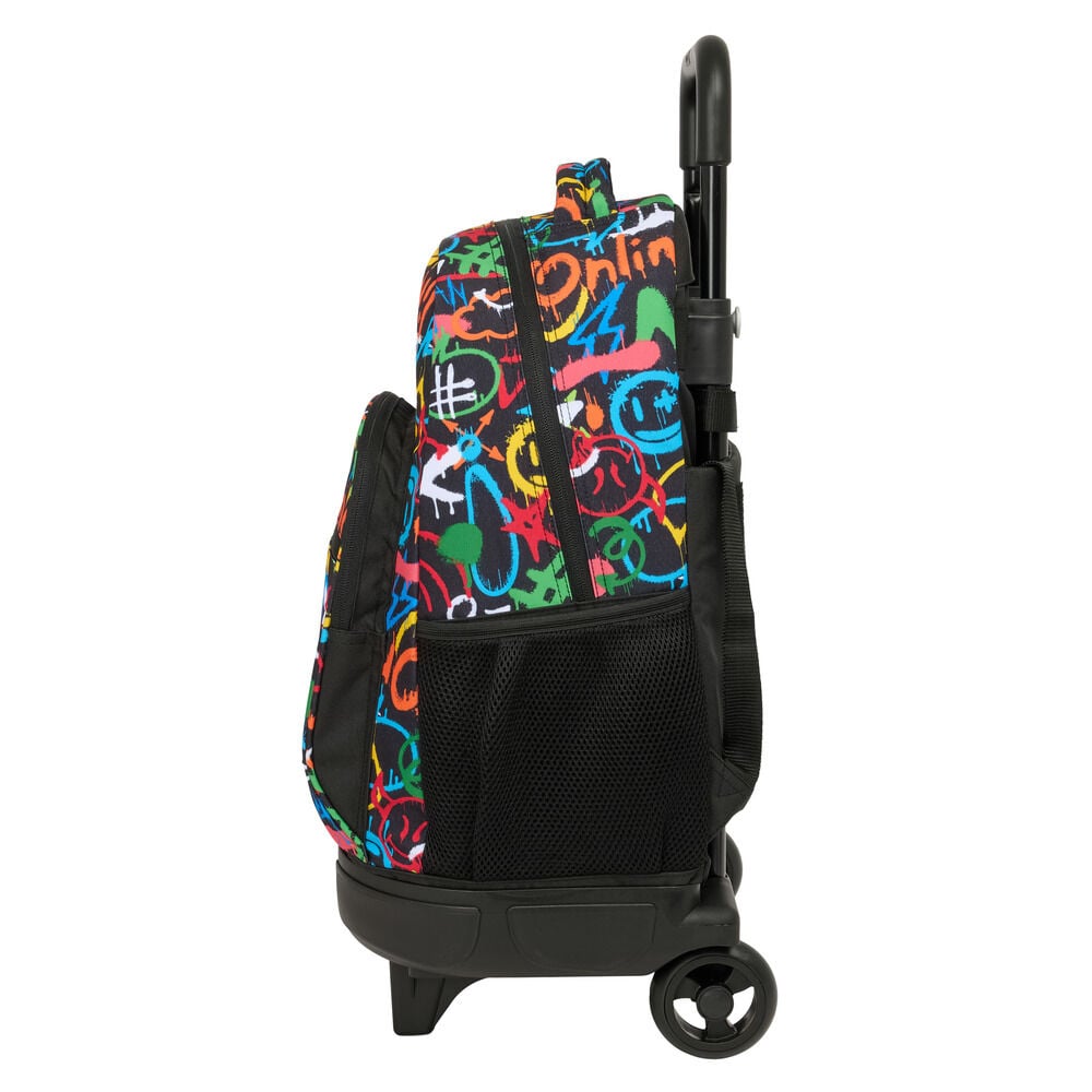 Trolley Compact Extraible Colors Graffiti 42cm