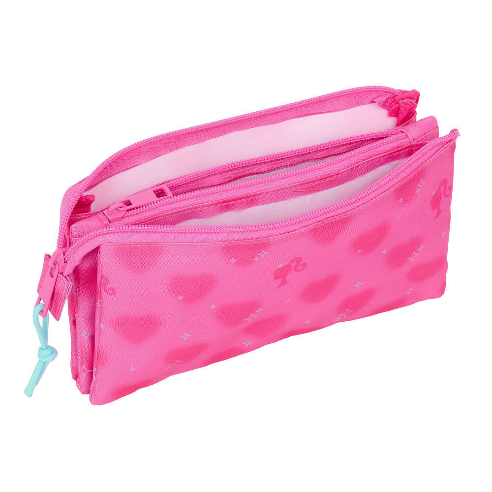 Portatodo Corazones Barbie triple