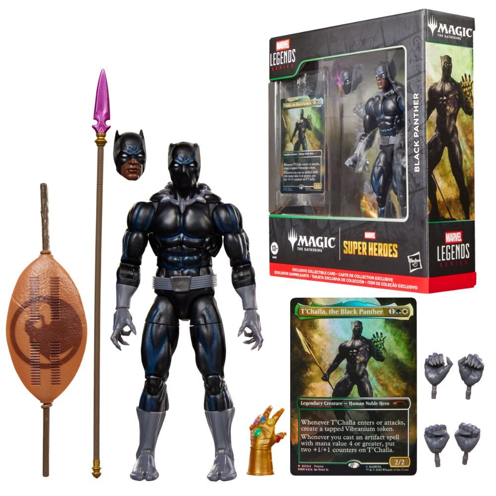 Magic The Gathering: Marvel Super Heroes Marvel Legends Figura Black Panther 15 cm