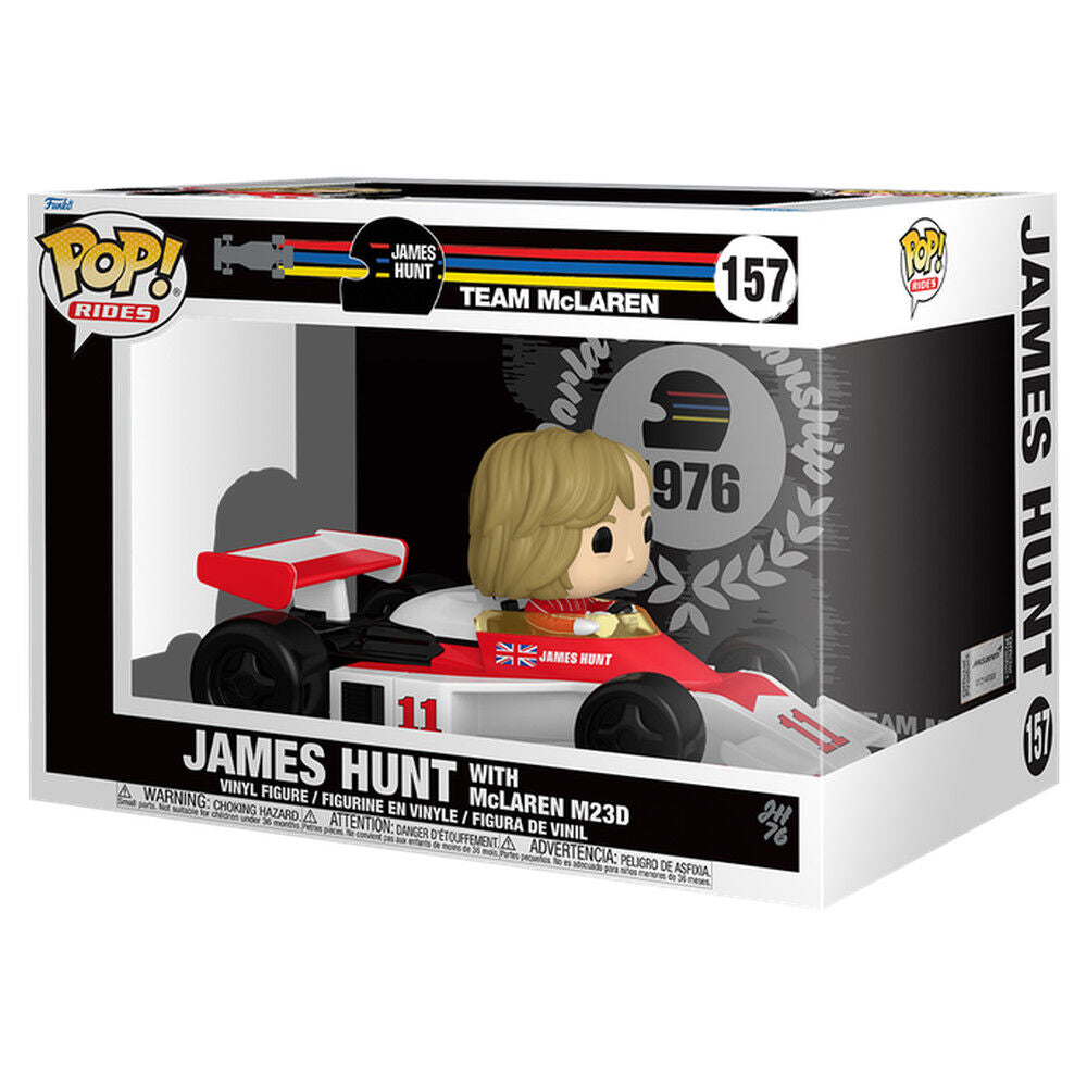 Fórmula 1 POP! Rides Super Deluxe Vinyl Figura McLaren- Hunt ('76) 15 cm