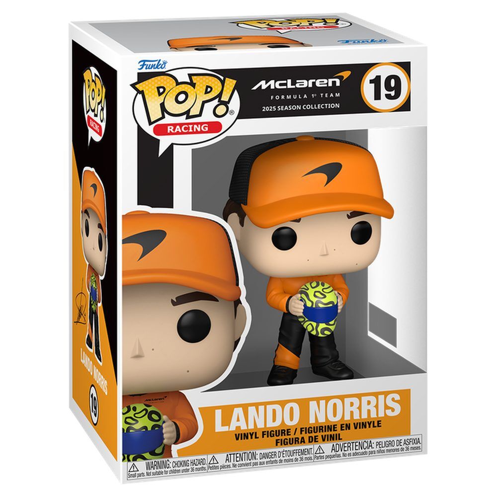 Formular 1 POP! Racing Vinyl Figura McLaren- Lando Norris 9 cm