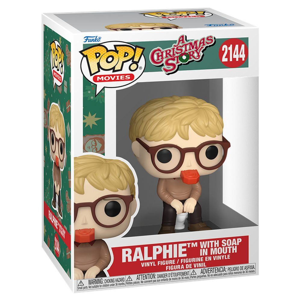 Historias de Navidad Figura POP! Movies Vinyl Ralphie with Soap 9 cm