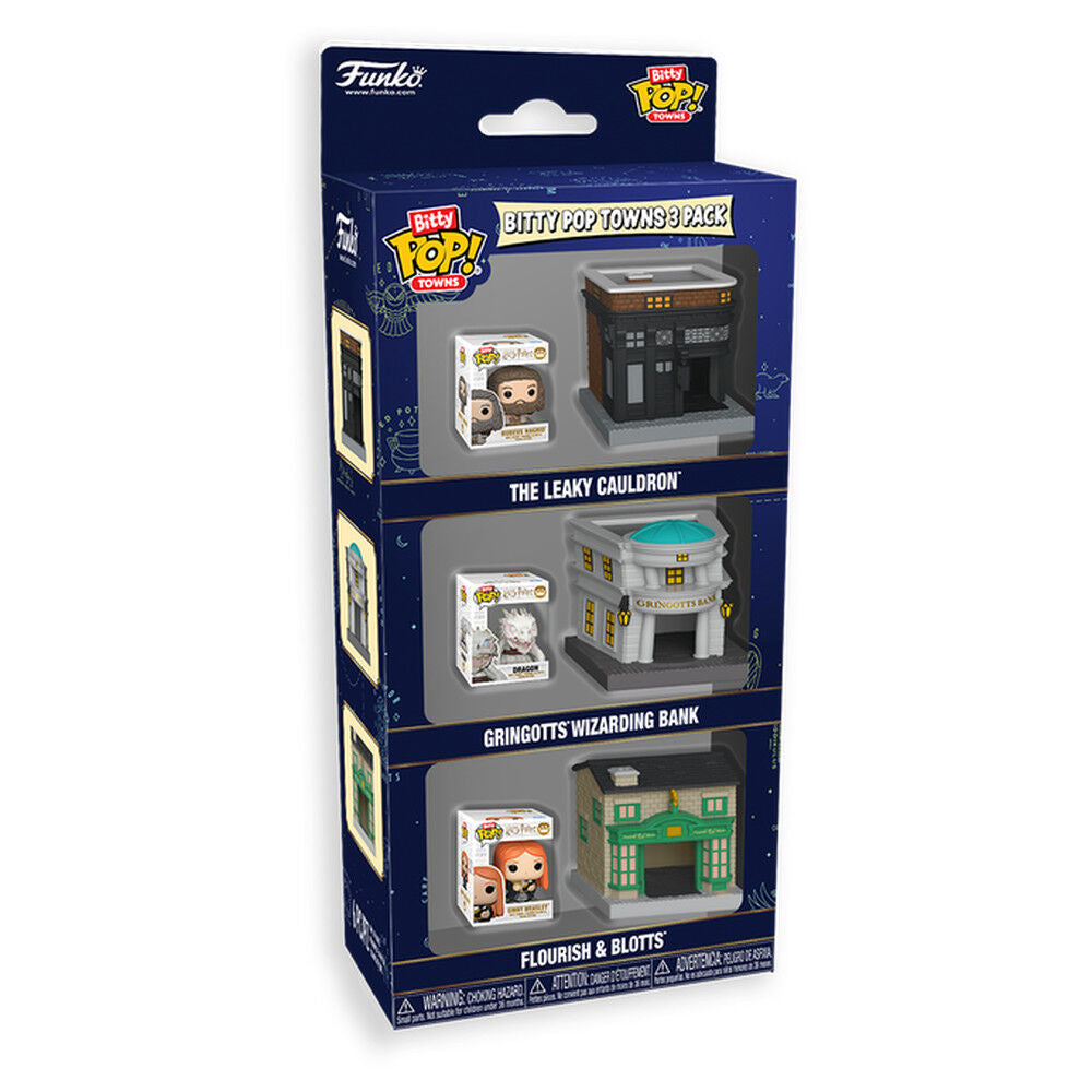 Harry Potter Bitty POP! Towns Vinyl Pack de 3 Figuras Diagon Alley
