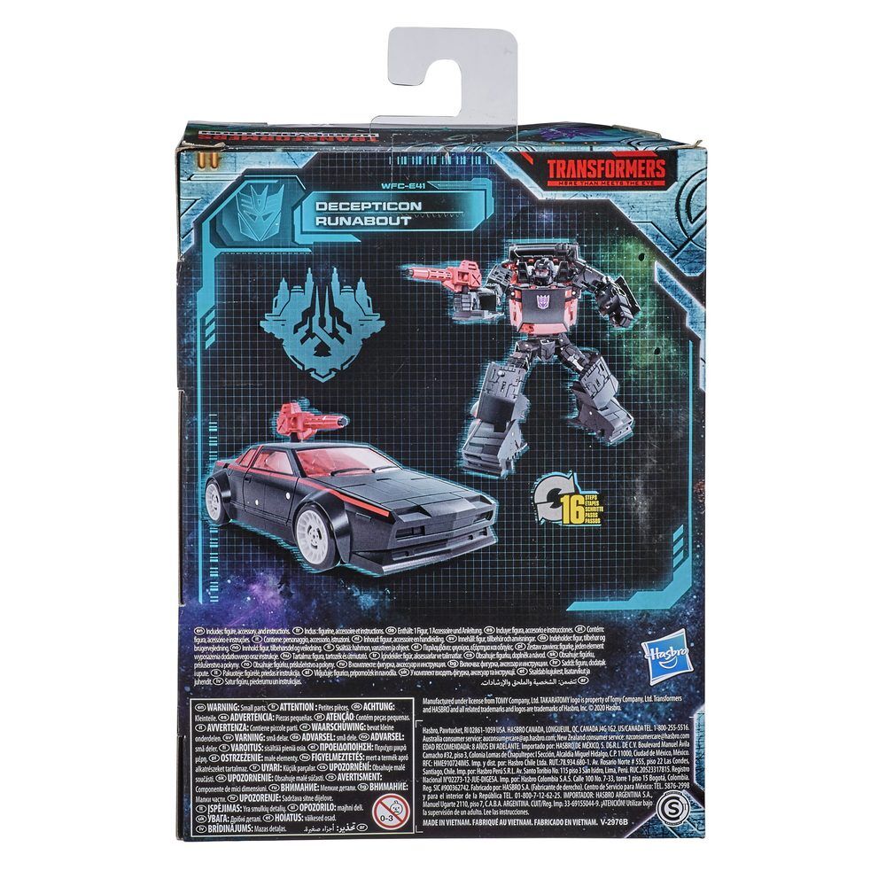 Transformers Generations War for Cybertron: Earthrise Deluxe Class Figura Decepticon Runabout WFC-E41 14 cm